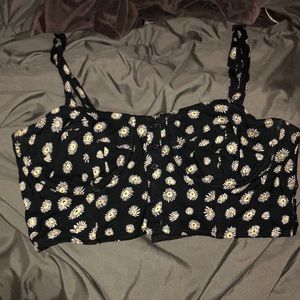 Sun flower belly / crop top